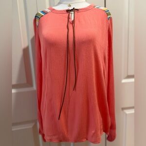 🧡 YA LOS ANGELES Boho Top (with Earrings!)